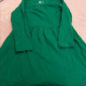 Primary 6-7 green cotton dress